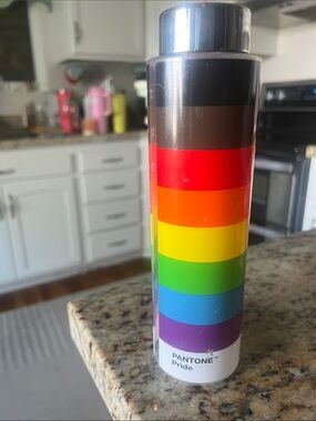 PANTONE Pride Rainbow Stainless Tumbler -EUC